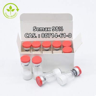 Cas 80714-61-0 98% সেম্যাক্স পাউডার L-Methionyl-L-Α-Glutamyl Histidyl-L-Phenylalanyl-L-Prolyl Glycyl-L- Proline