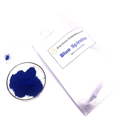 বিশুদ্ধ ISO প্রাকৃতিক খাদ্য রং নীল Spirulina Phycocyanin পাউডার E18 মান