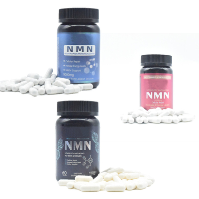 1000mg 1500mg ক্যাপসুল NMN সাপ্লিমেন্ট প্রাইভেট লেবেল Kosher GMP