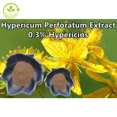 Hypericum Perforatum Extract 0.3% Hypericin St Johns Wort Extract পাউডার