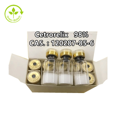 সেলিন বোতল প্যাকেজিং 10mg/বোতল Cetrorelix 98% পাউডার ক্যাস 120287-85-6
