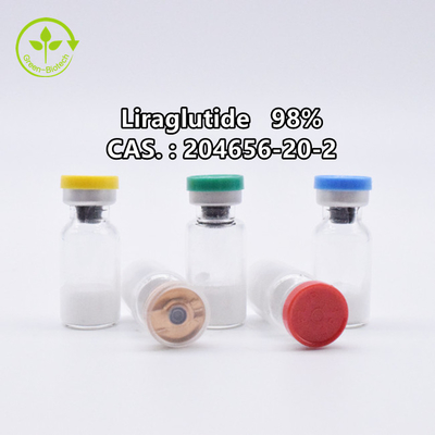 Cas 204656-20-2 98% Liraglutide পাউডার GLP-1 এনালগ পেনিসিলিন বোতল প্যাকিং