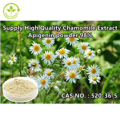 CAS 520-36-5 প্রাকৃতিক উদ্ভিদের নির্যাস ক্যামোমাইল এক্সট্র্যাক্ট এপিজেনিন পাউডার 98%