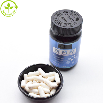 খাদ্যতালিকাগত সম্পূরক নিকোটিনামাইড Mononucleotide পাউডার 9000mg NMN সম্পূরক ক্যাপসুল
