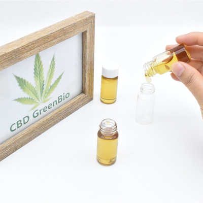 বিশুদ্ধ জৈব CBD ডিস্টিলেট অয়েল THC বিনামূল্যে 80% ঘুমের জন্য সহায়তা